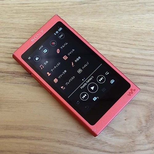 Sony walkman a45 rosso 16gb - sony, nw-a45