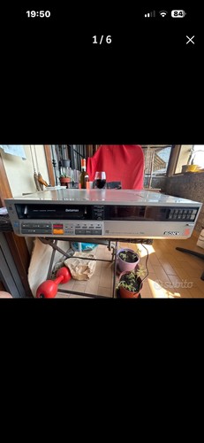 Lettore video cassette betamax - lettore,